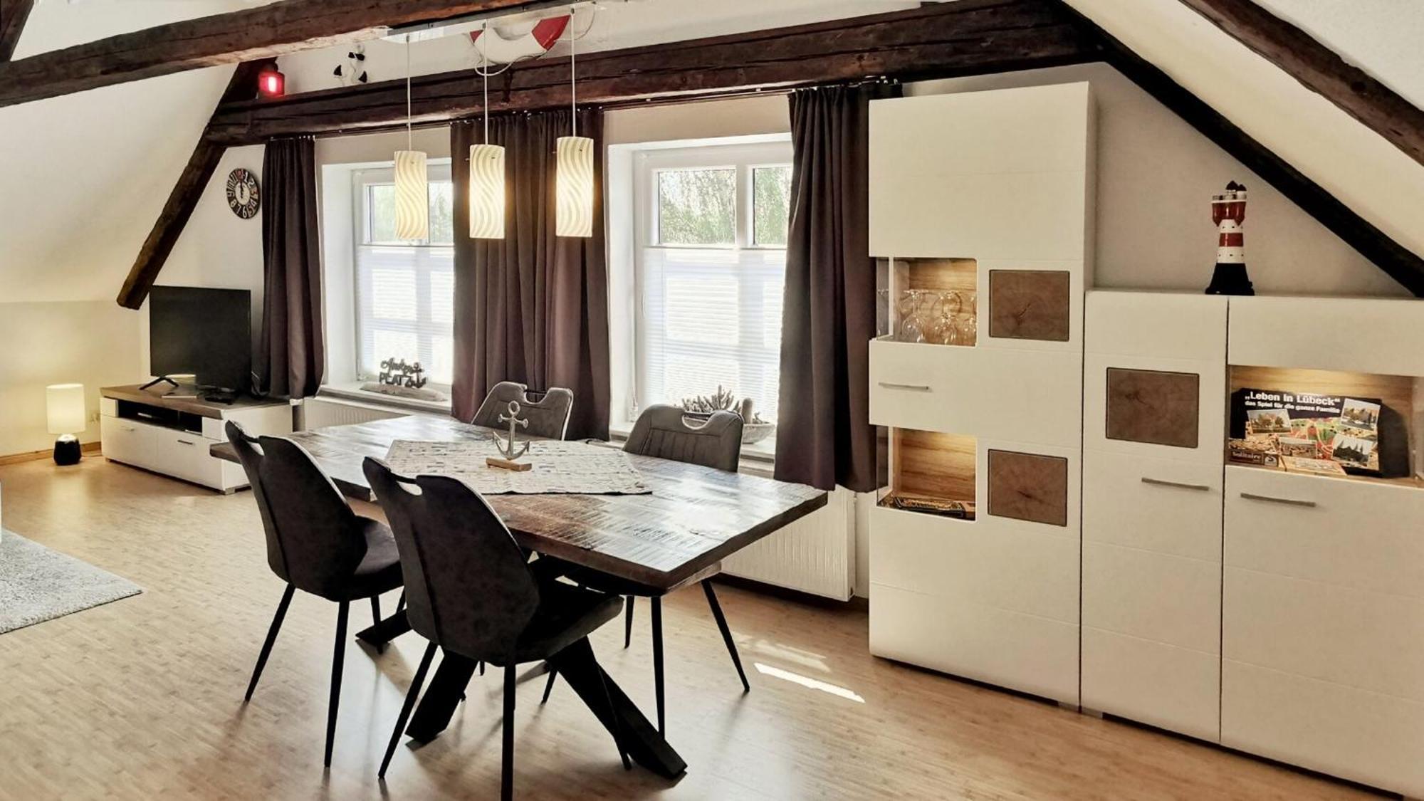 Ferienwohnung Ankerplatz In Luebeck Exterior foto